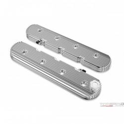 LS VALVE COVERS VINTAGE FINNED POLISHED