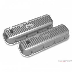 BBC HOLLEY VALVE COVERS FINNED NON-EMIS