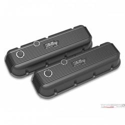 BBC HOLLEY VALVE COVERS FINNED NON-EMIS