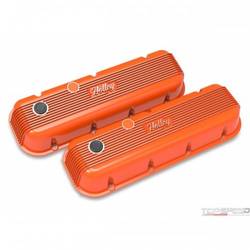 BBC HOLLEY VALVE COVERS FINNED NON-EMIS