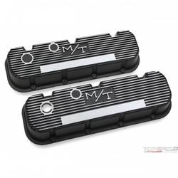 VALVE COVER  M/T BBC  BLACK KRINKLE