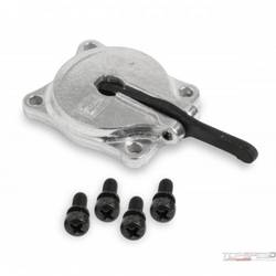 30CC PUMP COVER WITH SCREWS ALUMINUM-BLACK LEVER