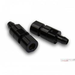 VENT TUBES ROLLOVER VALVES  W/HOSE BARB  BLACK ANO