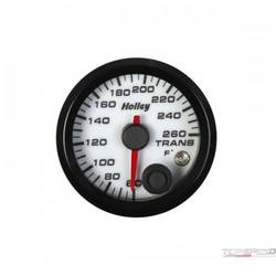 2-1/16 HOLLEY TRANS TEMP GAUGE-WHT