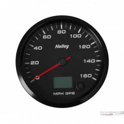 4-1/2 HOLLEY 160 GPS SPEEDO-BLK