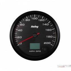 4-1/2 HOLLEY 200 GPS SPEEDO-BLK