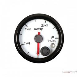 2-1/16 HOLLEY FUEL LEVEL GAUGE-WHT