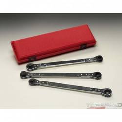 Serpentine Ratcheting Wrench Set (Set of 3)