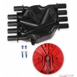 Black Cap/Rotor Kit GM V8 Vortec Dist