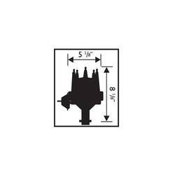 MSD Black Distributor Chevy V8 w/module