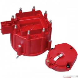 Distributor Cap and Rotor GM HEI Distributor Red