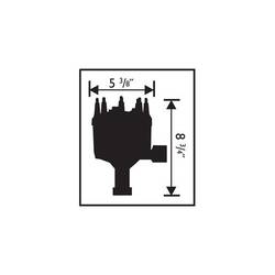 Distributor Ford TFI 351W no Module Hydraulic Roll