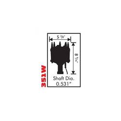 Distributor Ford 351W with Hydraulic Roller Steel Gear