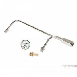 FUEL LINE, CHRM W/GAUGE 8-21/32