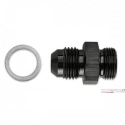 CARB ADAPTER-6 TO 9/16-24 HOLLEY BLACK