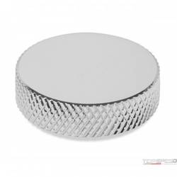 KNURLED AIR CLEANER NUT CHROME