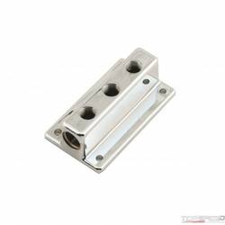 FUEL BLOCK, CHROME 3 OUTLET