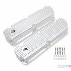 CAST ALUM V/C POLISHED, FINNED SBF 260-351W