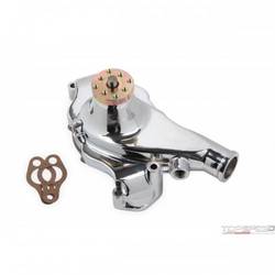 WATER PUMP-ALUM CHRM SBC SHORT (55-71)