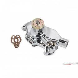 WATER PUMP-ALUM CHRM BBC SHORT (65-72)
