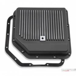 TRANS PAN GM TH-350 BLACK ALUMINUM