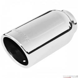 Exhaust Tip 3in Rolled SS Fits 2in