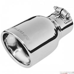 Exhaust Tip 4in Rolled SS Fits 2.5