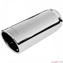 Exhaust Tip 4in Rolled SS Fits 3.5