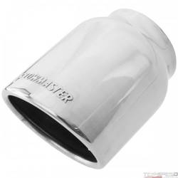 Exhaust Tip 4in Rolled SS Fits 3in