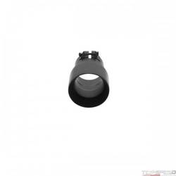 Exhaust Tip SS 3inx4in Angle Cut Clamp Blk