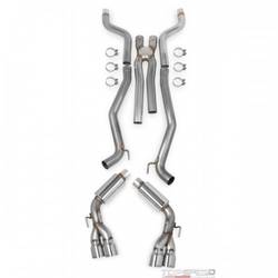 12-14 CHEVY CAMARO SS CATBACK W/MUFFS QUAD TIP