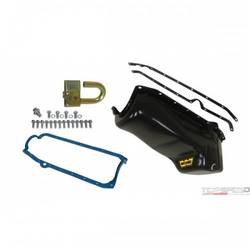 OIL PAN KIT 4QT BLACK FINISH 58 79 SBC (CIRCLE)