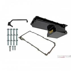 OIL PAN KIT 7QT BLACK FINISH GM LS ENGINES (DRAG)