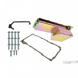 OIL PAN KIT 7QT ZINC FINISH GM LS ENGINES (DRAG)