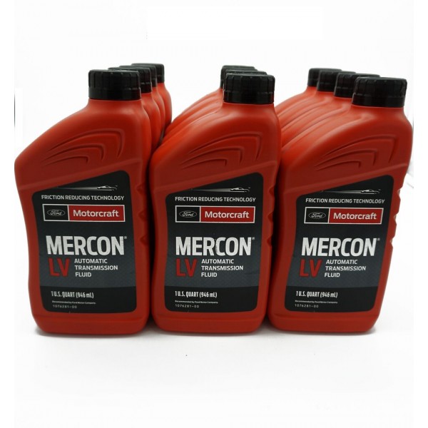 M CRAFT LV MERCON TRANS FLUID US QT XT10QLVCCASE by MOTORCRAFT - Automatic  Transmission Fluid for american Cars