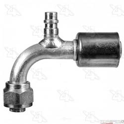 90 Degree Female Standard O-Ring Air Con Fitting with  R134a Service Port