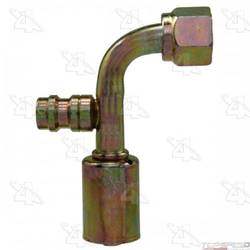 90 Degree Female Standard O-Ring Air Con Fitting with  R134a Service Port