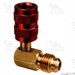 R12 90 Degree 1/4MFx3/16FF - Swivel Air Con Service Adapter