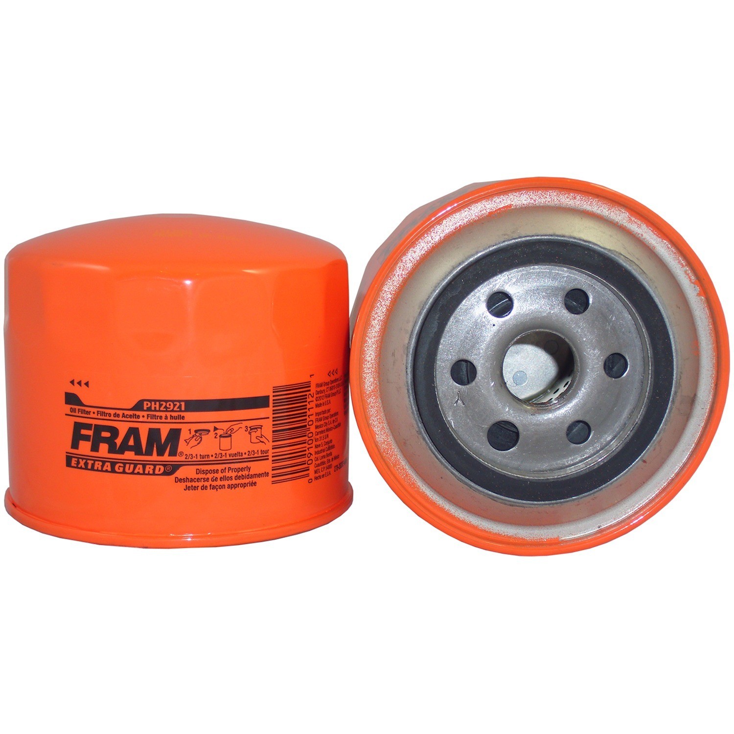Pack of 1 Fram PH2921 Extra Guard Passenger Car Spin-On Oil Filter