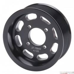 PULLEY TVS 10 RIB 4.125in. BLACK ANODIZED