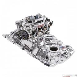71014/18134 E-SHINE MANIFOLD/CARB KIT PERFORMER RPM SBC 1957-1986