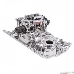 21164/18064 E-SHINE MANIFOLD/CARB KIT PERFORMER SBC VORTEC