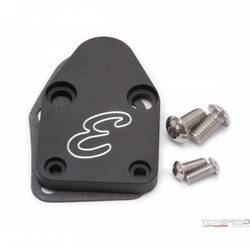 FUEL PUMP BLOCK OFF PLATE SBC BILLET ALUMINUM