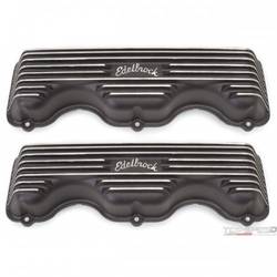 VC CLASSIC FINNED ALUM CHEVY 348/409 BLK TEXTURE POWDER COAT FINISH