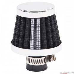 Conical Valve Cover Breather with 9mm Inlet in Black Element