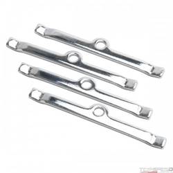 VC HOLD DOWN TAB KIT SBC 5in. LONG STEEL CHROME SET OF 4