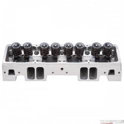 CYL HEAD SBC 23 DEG VICTOR JR 220cc COMPLETE FOR SOLID ROLLER CAM