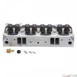 CYL HEAD PONTIAC PERF RPM CNC CHAMBER 87cc COMPLETE SINGLE FOR HYD ROLLER CAM