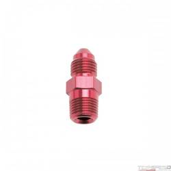 3AN X 1/8in. NPT STRAIGHT FITTING RED