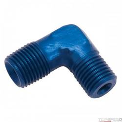 1/8in. NPT X 1/8in. NPT MALE PIPE NIPPLE 90 DEG BLUE